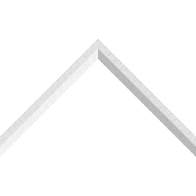 3/4″ White Linen Front Bevel Wrap
