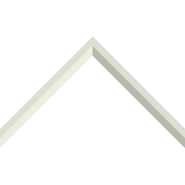 3/4″ Cream Linen Front Bevel Liner Picture Frame Moulding