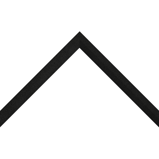 3/4″ Black Suede Front Bevel Liner Picture Frame Moulding