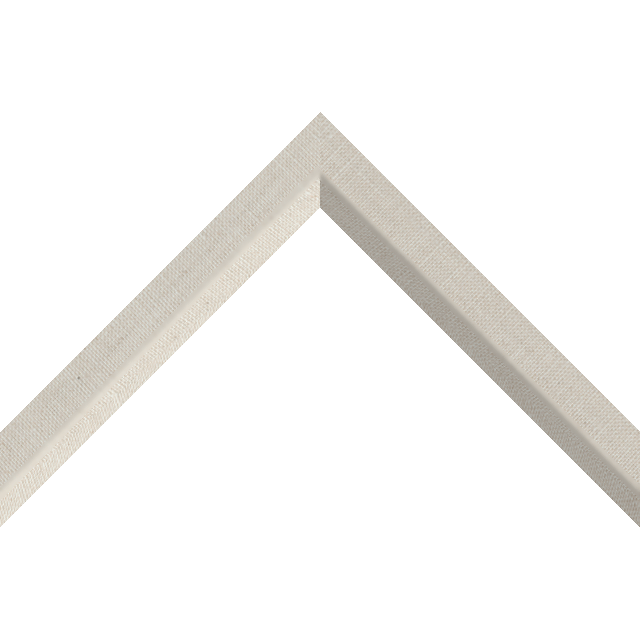 1″ Natural Linen Front Bevel Liner Picture Frame Moulding