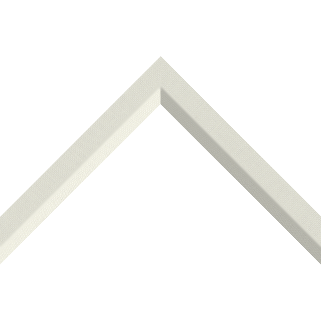 1″ Cream Linen Front Bevel Liner Picture Frame Moulding