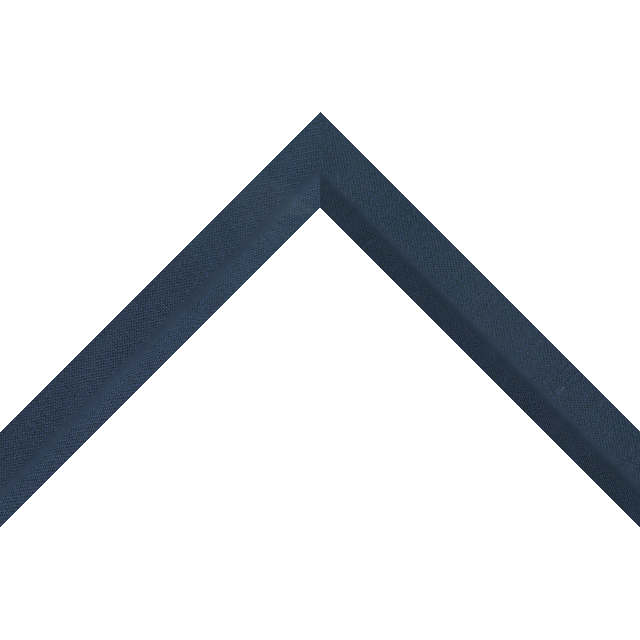 1″ Indigo Silk Front Bevel Liner Picture Frame Moulding