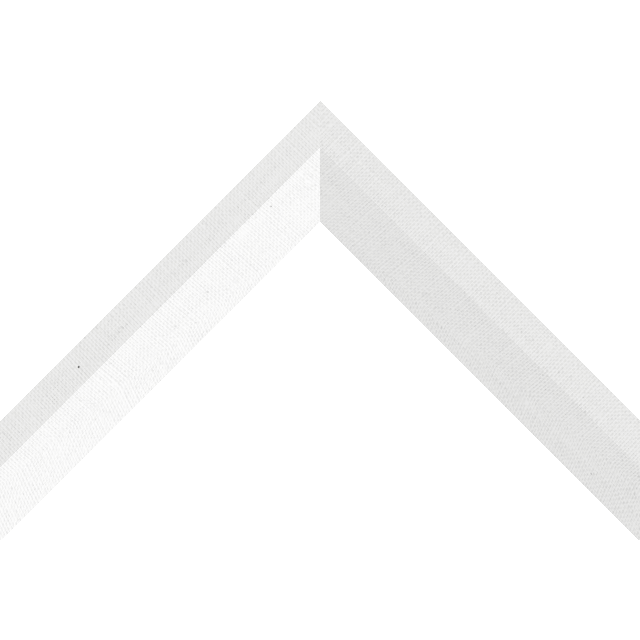 1-1/4″ White Linen Back Bevel Wrap