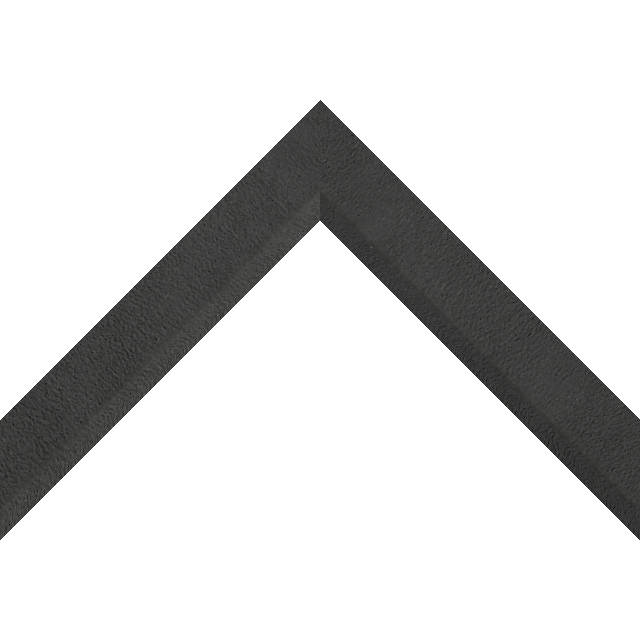 1-1/4″ Black Suede Front Bevel Wrap