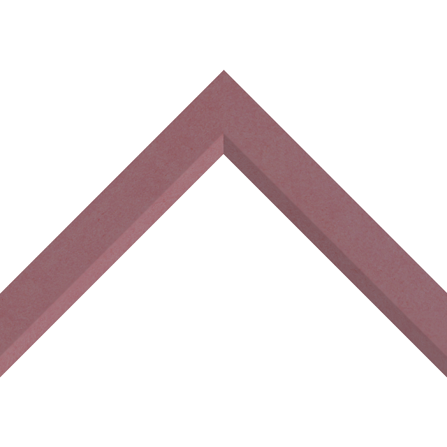 1-1/4″ Cerise Suede Front Bevel Liner Picture Frame Moulding