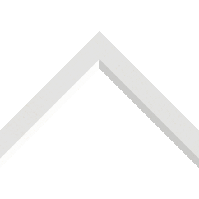 1-1/4″ White Silk Front Bevel Wrap