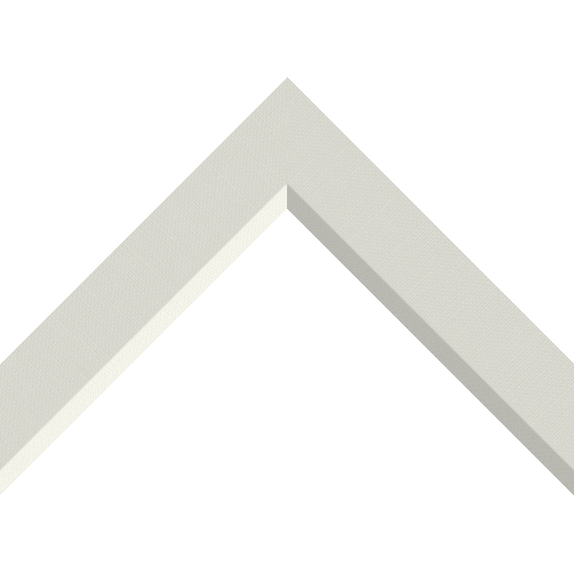 1-1/2″ Cream Linen Front Bevel Liner Picture Frame Moulding