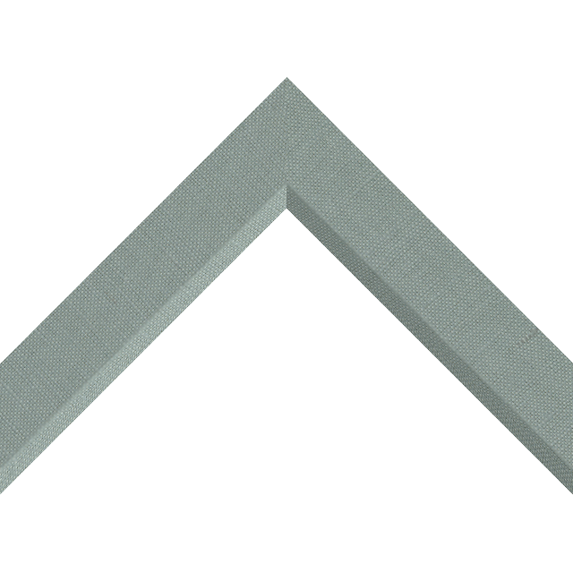 1-1/2″ Frosty Spruce Linen Front Bevel Liner Picture Frame Moulding