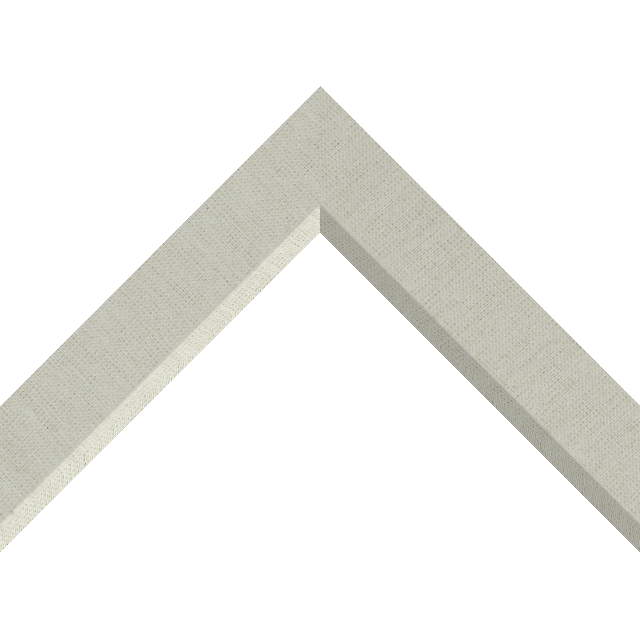 1-1/2″ Brussels Natural Linen Front Bevel Liner Picture Frame Moulding