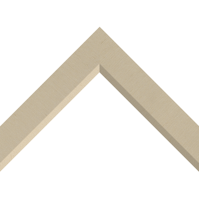 1-1/2″ Parchment Silk Front Bevel Liner Picture Frame Moulding