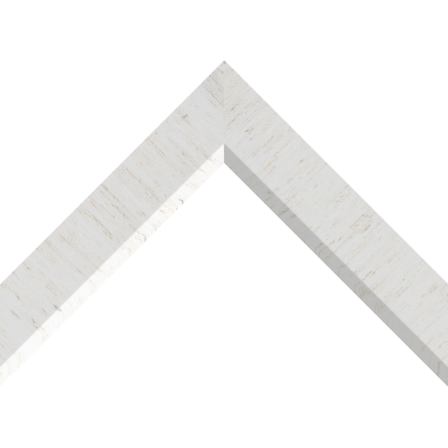 1-1/2″ Linen White Silk Front Bevel Liner Picture Frame Moulding