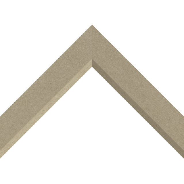 1-1/2″ Butternut Suede Front Bevel Liner Picture Frame Moulding