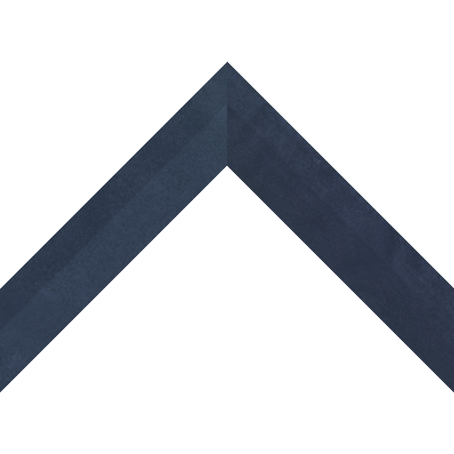 1-1/2″ Navy Suede Back Bevel Liner Picture Frame Moulding