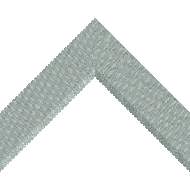 2″ Frosty Spruce Linen Front Bevel Liner Picture Frame Moulding