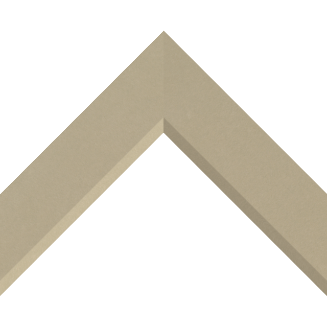 2″ Bone Suede Front Bevel Liner Picture Frame Moulding