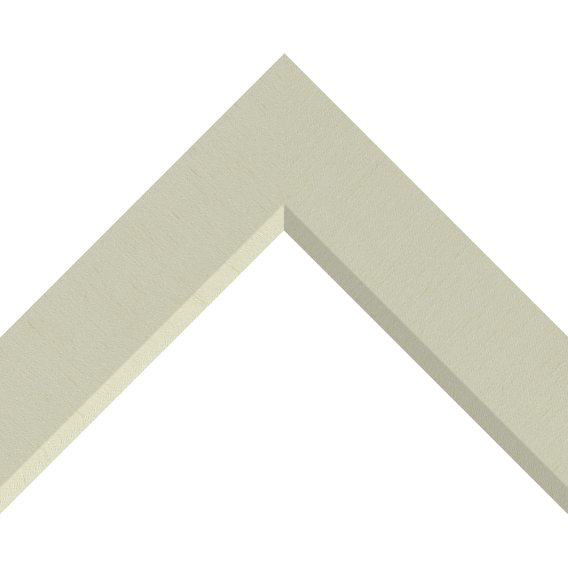 2″ Ivory Silk Front Bevel Liner Picture Frame Moulding