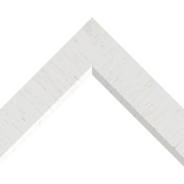 2″ Linen White Silk Front Bevel Wrap