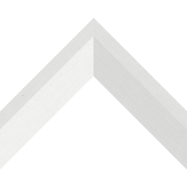 2″ White Linen Back Bevel Liner Picture Frame Moulding
