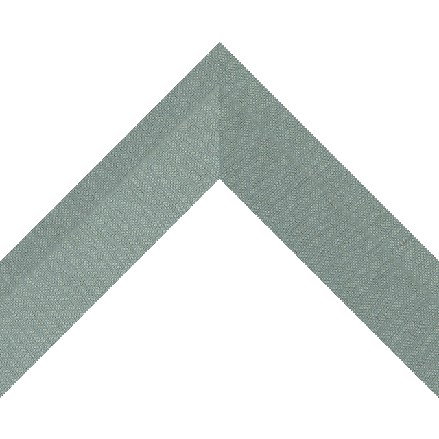 2″ Frosty Spruce Linen Back Bevel Liner Picture Frame Moulding
