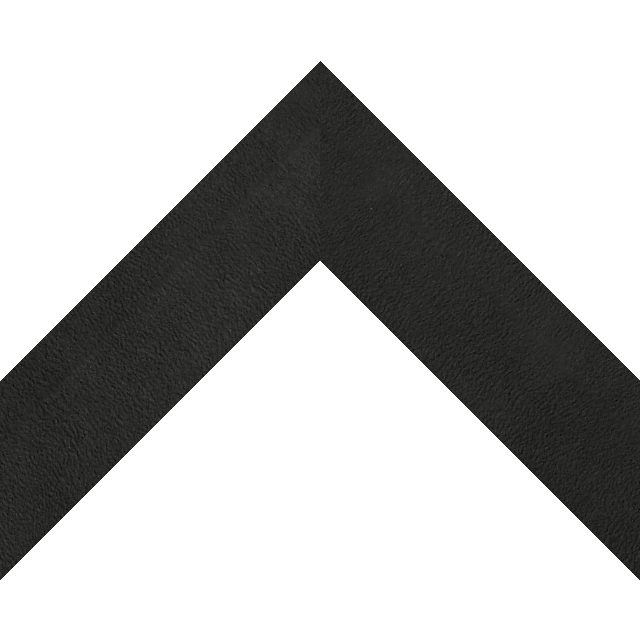 2″ Black Suede Back Bevel Liner Picture Frame Moulding