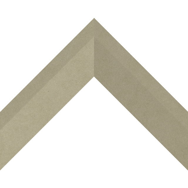 2″ Ultra Taupe Suede Back Bevel Liner Picture Frame Moulding