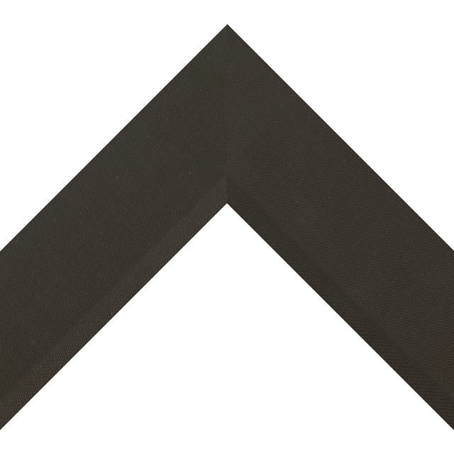 2-1/2″ Black Linen Front Bevel Wrap