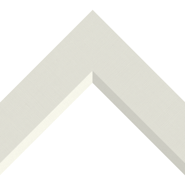 2-1/2″ Cream Linen Front Bevel Liner Picture Frame Moulding