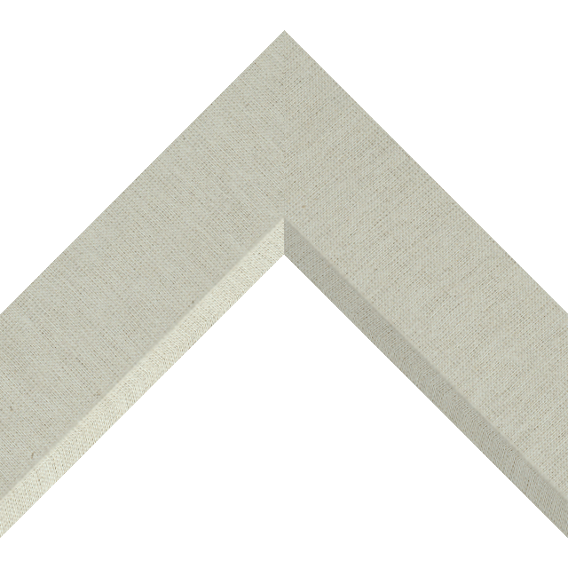 2-1/2″ Brussels Natural Linen Front Bevel Liner Picture Frame Moulding