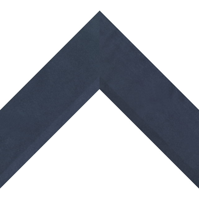 2-1/2″ Navy Suede Front Bevel Liner Picture Frame Moulding