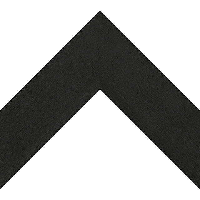 2-1/2″ Black Suede Front Bevel Wrap