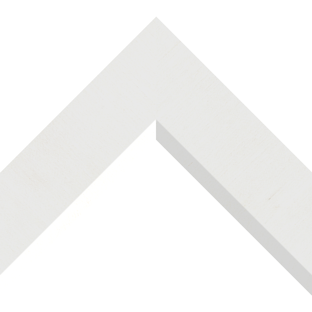 2-1/2″ White Silk Front Bevel Liner Picture Frame Moulding