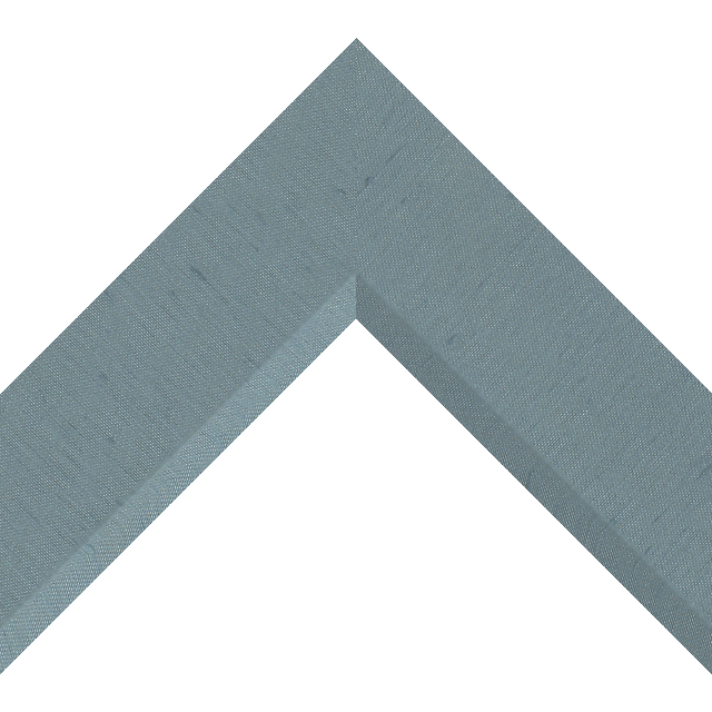 2-1/2″ Meissen Blue Silk Front Bevel Wrap