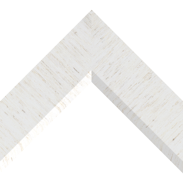 2-1/2″ Linen White Silk Front Bevel Wrap