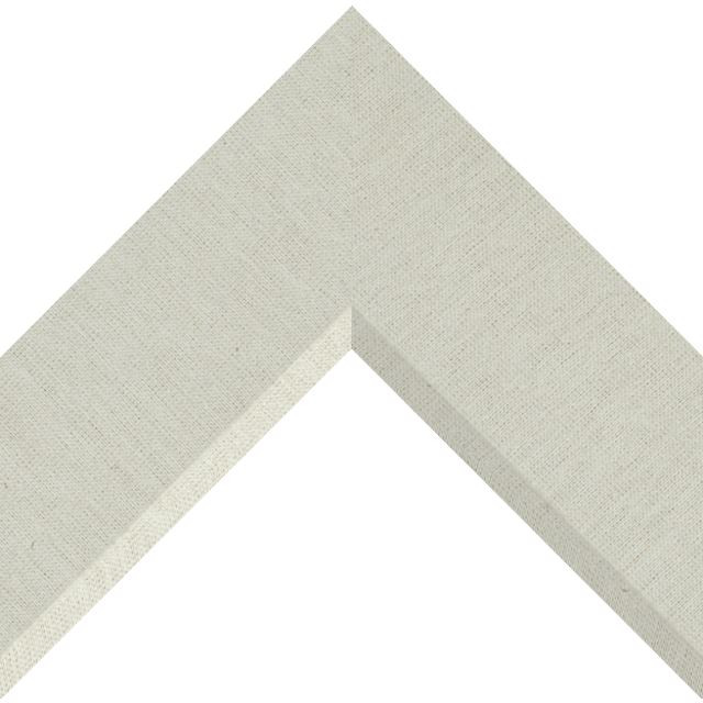 3″ Brussels Natural Linen Front Bevel Liner Picture Frame Moulding