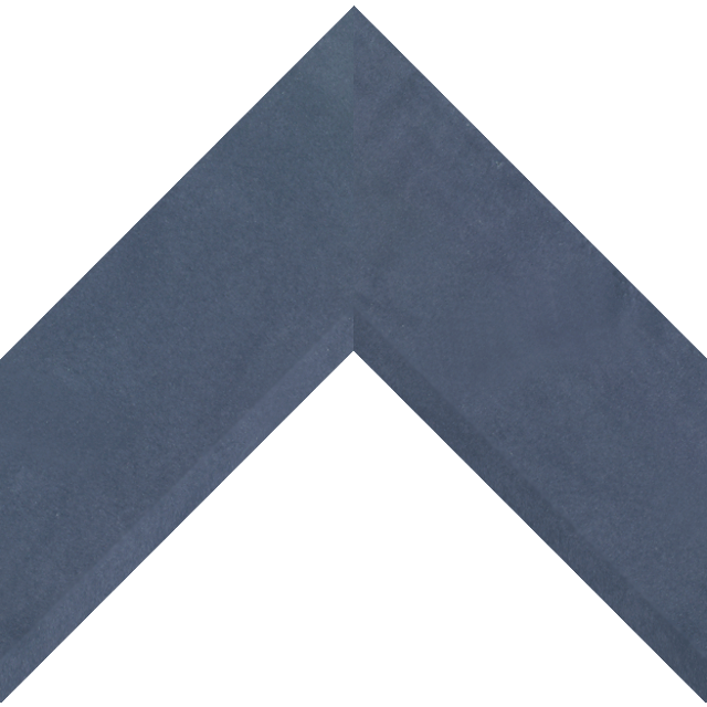 3″ Navy Suede Front Bevel Liner Picture Frame Moulding