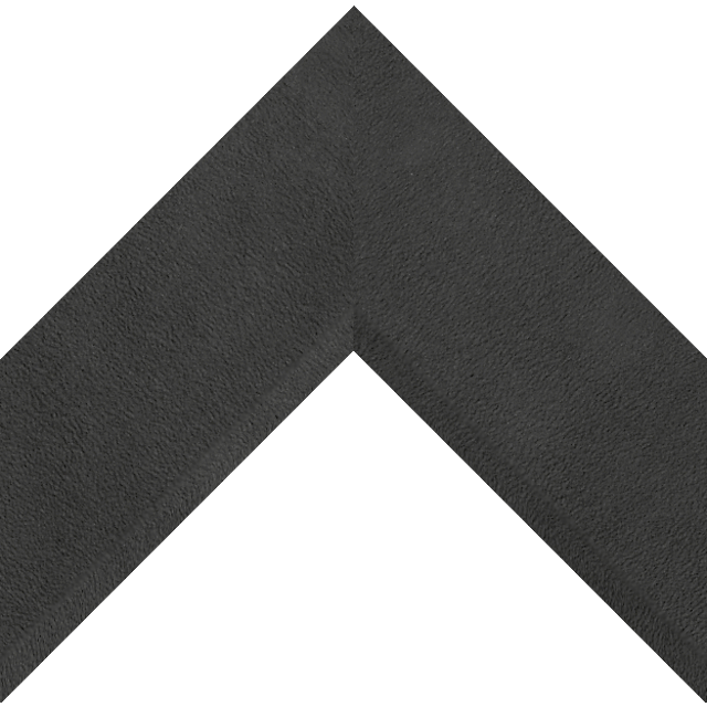 3″ Black Suede Front Bevel Wrap