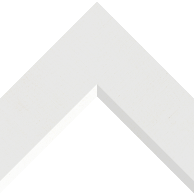 3″ White Silk Front Bevel Wrap