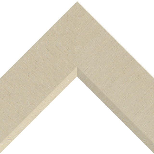 3″ Vanilla Silk Front Bevel Liner Picture Frame Moulding