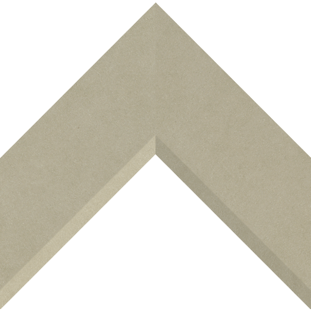 3″ Ultra Taupe Suede Front Bevel Liner Picture Frame Moulding