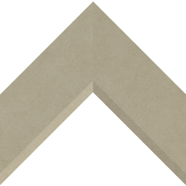3″ Fawn Suede Front Bevel Liner Picture Frame Moulding