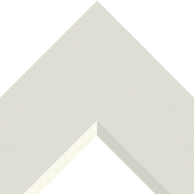 4″ Cream Linen Front Bevel Wrap