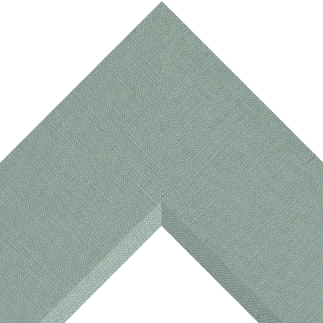 4″ Frosty Spruce Linen Front Bevel Liner Picture Frame Moulding