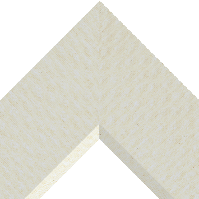 4″ Brussels Cream Linen Front Bevel Wrap