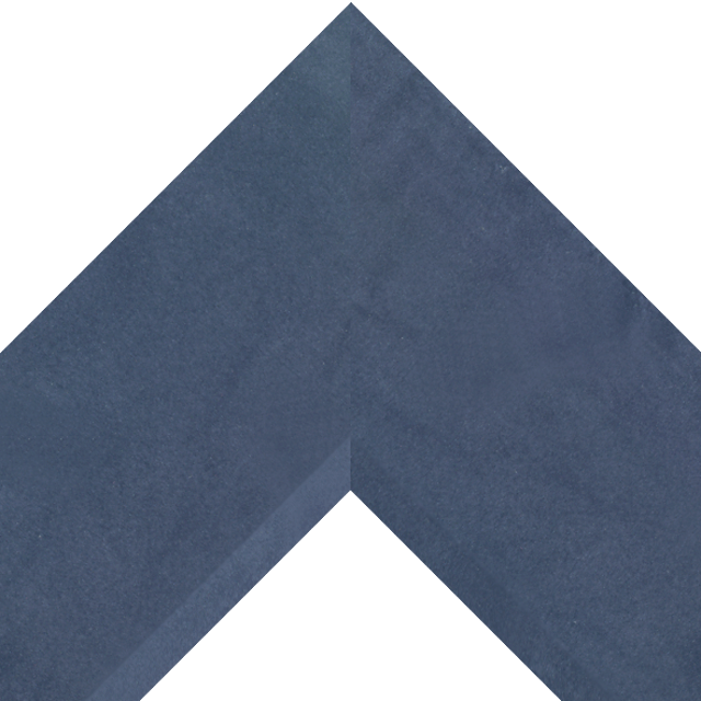 4″ Navy Suede Front Bevel Wrap