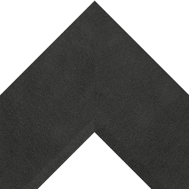 4″ Black Suede Front Bevel Wrap