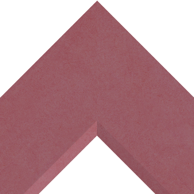 4″ Cerise Suede Front Bevel Liner Picture Frame Moulding