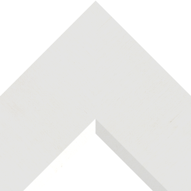 4″ White Silk Front Bevel Wrap