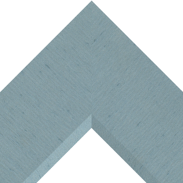 4″ Meissen Blue Silk Front Bevel Wrap