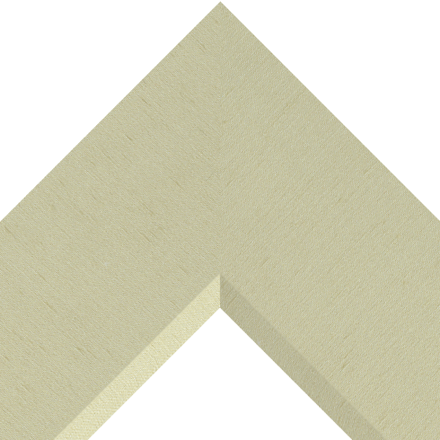 4″ Ivory Silk Front Bevel Wrap