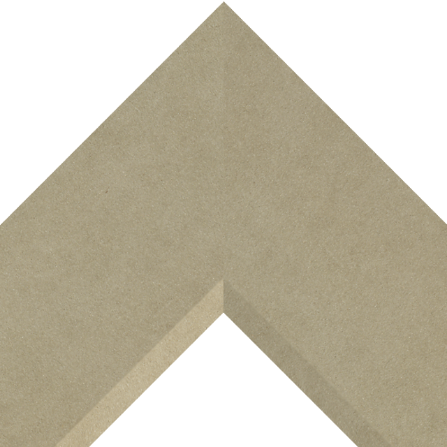 4″ Fawn Suede Front Bevel Liner Picture Frame Moulding